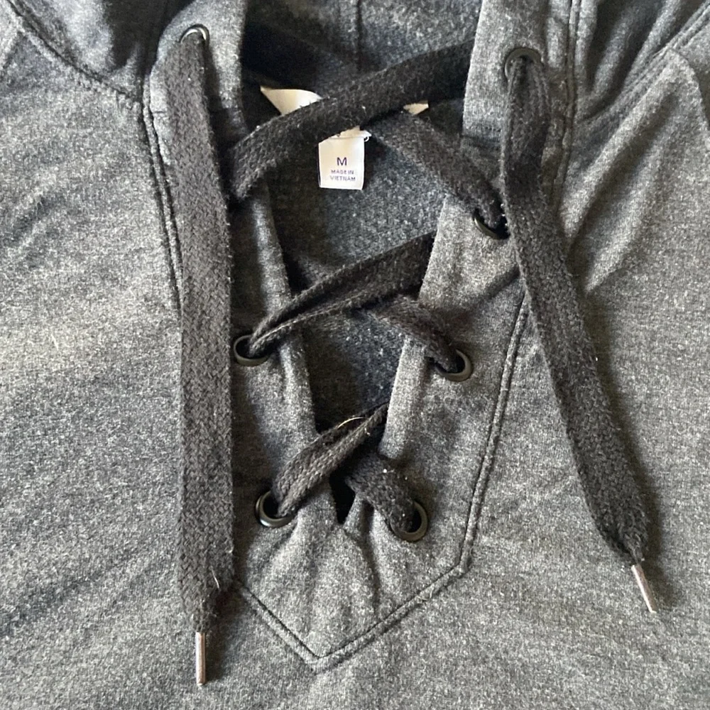JoyLab Supersoft Lace Up Hoodie - Picture 7 of 7